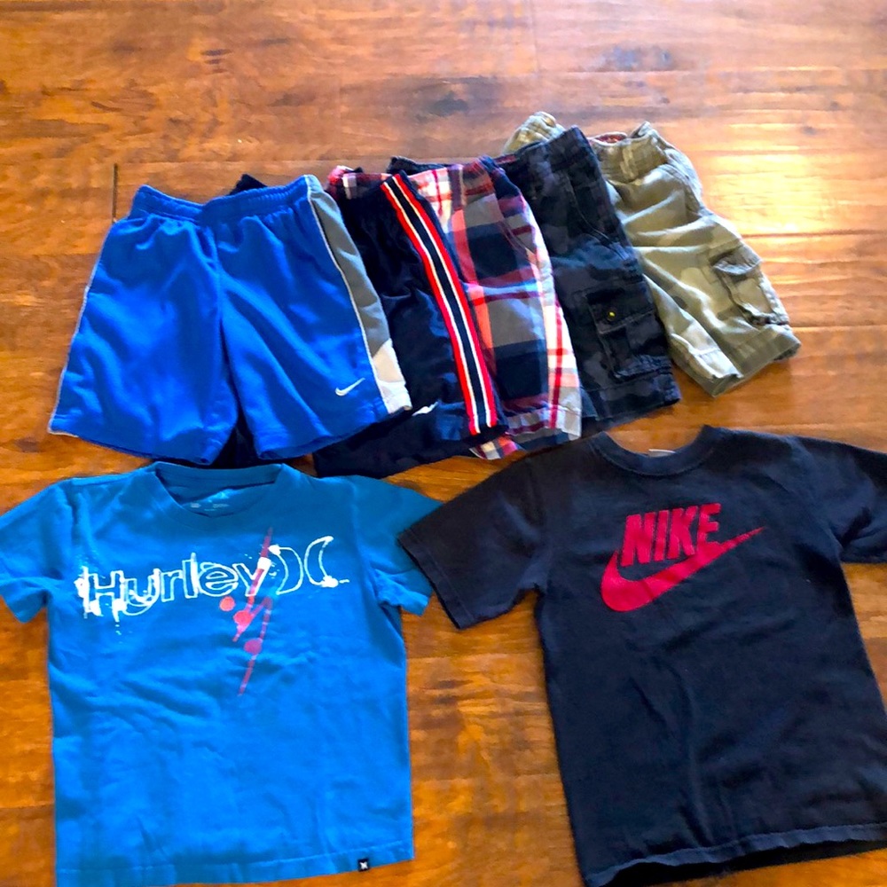 Boys size 6 shorts and t-shirts
